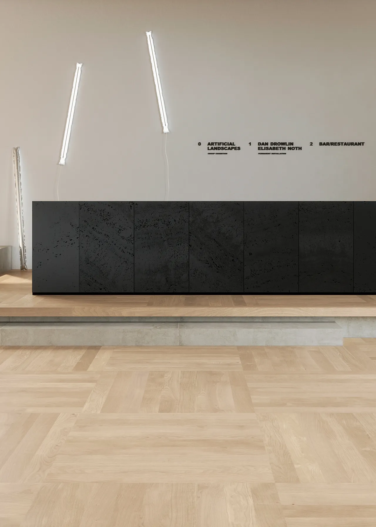 Bauwerk parketvloer Cleverpark 900 in eiken Farina compact lamelparket voor vloerverwarming.